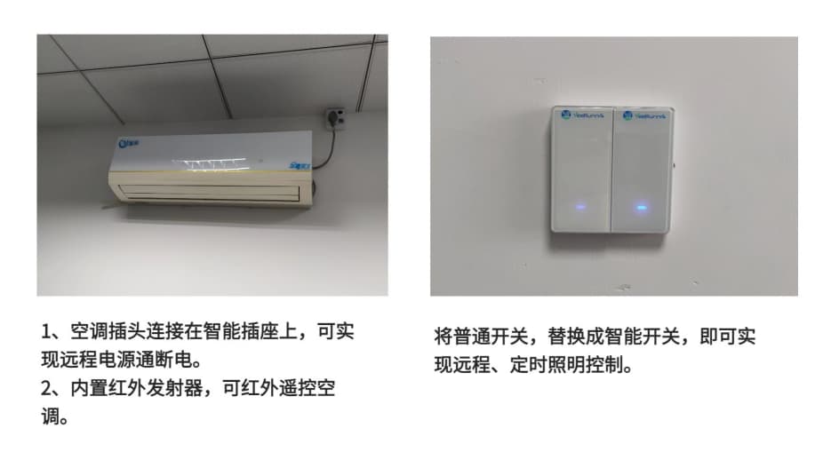 控制空調和燈光